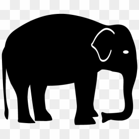 動物 アイコン シルエット, HD Png Download - elephant silhouette png