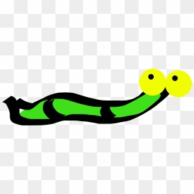 Cacing Animasi, HD Png Download - funny eyes png