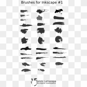 Brushes Clip Arts - Inkscape Brushes, HD Png Download - brushes png