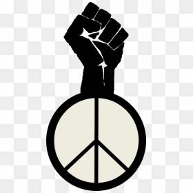 Occupy Wall Street Fight The Power Peace Fist Ivory - African American Art Symbolism, HD Png Download - black power fist png