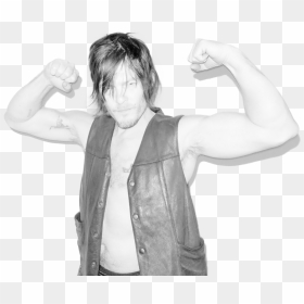 Daryl Dixon, Norman Reedus, Walking Dead - Daryl Dixon Muscles, HD Png Download - daryl dixon png