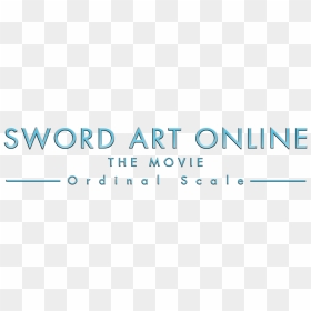 Sword Art Online Ordinal Scale Logo, HD Png Download - sword art online png