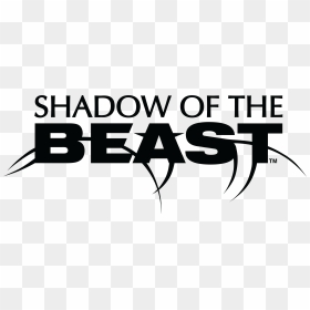 Shadow Of The Beast (6333x2486), Png Download - Shadow Of The Beast Logo, Transparent Png - beauty and the beast characters png
