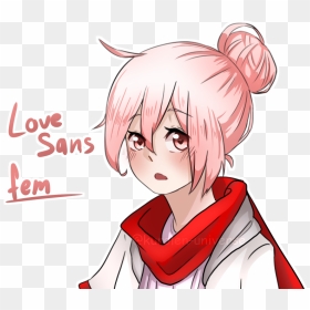 Fem Love ♥ love Sans - Love Sans, HD Png Download - sans face png