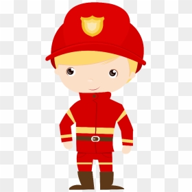Cute Fireman Clipart, HD Png Download - firefighter png