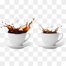 Coffee Cup Spilling Png, Transparent Png - coffe png