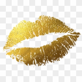 Gold Lips Png Photo - Transparent Gold Lips Png, Png Download - gold lips png