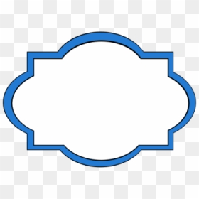 Blue Frame Label Png Icons - Circle, Transparent Png - blue frame png