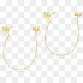Snowflake Drop Earrings, Yellow Gold - Earrings, HD Png Download - gold snowflake png