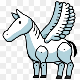 Scribblenauts Pegasus - Scribblenauts Horse Png, Transparent Png - pegasus png