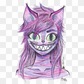 Transparent Cheshire Cat Smile Clipart - Cheshire Cat, HD Png Download - cheshire cat smile png