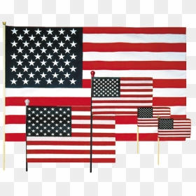Stick Flags Us - Drawing Of Usa Flag, HD Png Download - american flag banner png