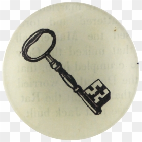 Transparent Vintage Key Png - Circle, Png Download - vintage key png
