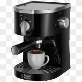 Coffee Machine Png Image - Russell Hobbs Espresso Machine, Transparent Png - coffe png