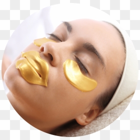 Eye And Lip Mask, HD Png Download - gold lips png