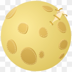 Clipart - Misc Moon - Circle, HD Png Download - yellow moon png