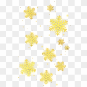 #snowflakes #flocon #flocons #floconsdeneige #snow - Motif, HD Png Download - gold snowflake png