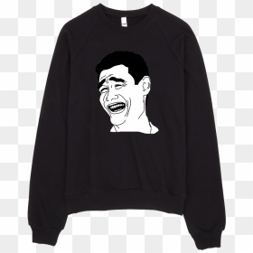 Yao Ming Sweatshirt - Yao Ming Meme, HD Png Download - rage meme png