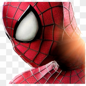Spiderman Face Close Up, HD Png Download - spiderman mask png