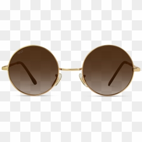 Boho Round Metal Frame Circle Sunglasses - Shadow, HD Png Download - circular frame png