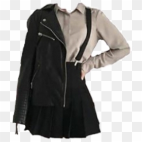 #png #suspenders #leather #jacket #leatherjacket #white, Transparent Png - leather jacket png