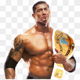 Wwe White Intercontinental Championship Belt - Wwe World Heavyweight Championship Batista, HD Png Download - intercontinental championship png