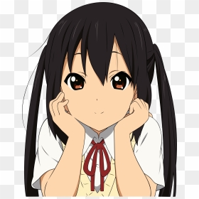 Anime Girl Two Ponytails, HD Png Download - k-on png