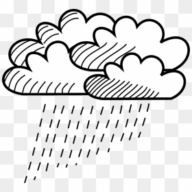 Thumb Image - Rain Clipart Black And White Png, Transparent Png - cloud drawing png