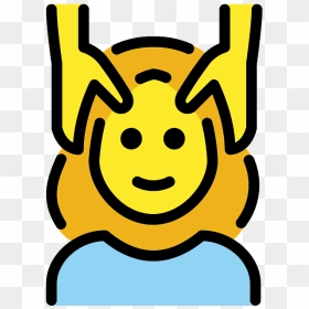 Woman Getting Massage Emoji Clipart, HD Png Download - emoji laughing png