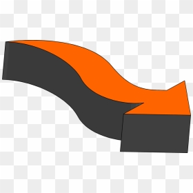 Arrows Orange - Clip Art, HD Png Download - 3d arrow png