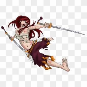 Erza Fairy Tail Png, Transparent Png - erza scarlet png