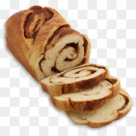 Cinnamon Swirl - Cinnamon Roll, HD Png Download - slice of bread png