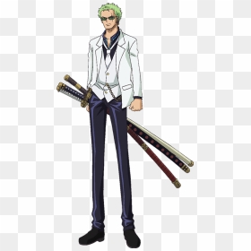 Zoro Film Gold White Casino Outfit - One Piece Film Gold Zoro, HD Png Download - zoro png