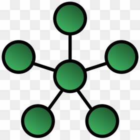File - Starnetwork - Svg - Wikipedia - Star Network Topology, HD Png Download - networking png