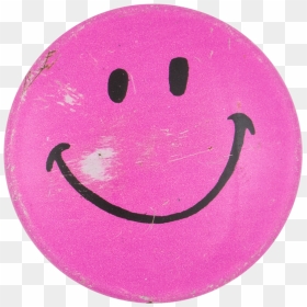 Dark Pink Smiley Face Smileys Button Museum - London Underground, HD Png Download - smily face png