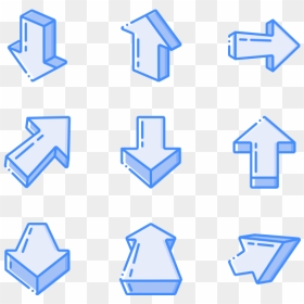 3d Arrow Icon Pack, HD Png Download - 3d arrow png