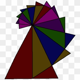 Transparent Fibonacci Spiral Png - Triangle, Png Download - fibonacci png