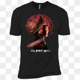 Pyramid Head Models New Gamer Cosplayer T Shirt - Silent Hill, HD Png Download - pyramid head png