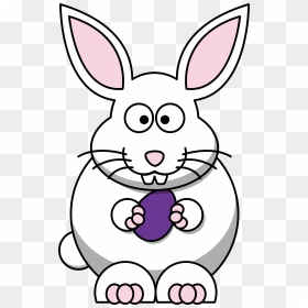 White Rabbit Clipart - Cartoon Rabbit Clipart, HD Png Download - white rabbit png