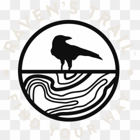 Emblem, HD Png Download - raven silhouette png