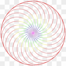 Fibonacci Spiral - Circle, HD Png Download - fibonacci png