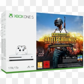 Xbox One S 1tb Console Playerunknown’s Battlegrounds - Pubg Xbox One S Bundle, HD Png Download - player unknown battlegrounds logo png