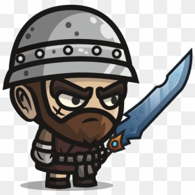 Clip Art Knife - 2d Character Png, Transparent Png - cartoon knife png
