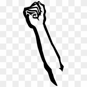 Fist In The Air Clip Art, HD Png Download - black power fist png