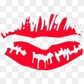 Transparent Lipstick Clipart Png - 唇 印, Png Download - gold lips png