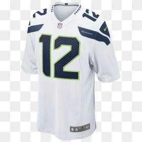 Nike Nfl Seattle Seahawks Men"s Football Away Game - White Seahawks Jersey, HD Png Download - seahawks png