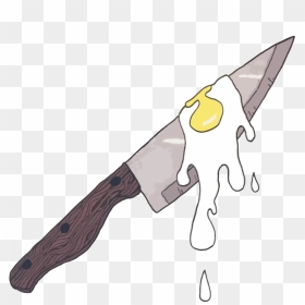 Egg Knife, HD Png Download - cartoon knife png