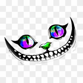Cheshire Cat Alice In Wonderland Drawing, HD Png Download - cheshire cat smile png