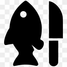 Fish And Knife, HD Png Download - cartoon knife png