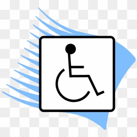 Handicap Parking - Stick Figure In A Wheelchair, HD Png Download - handicap sign png